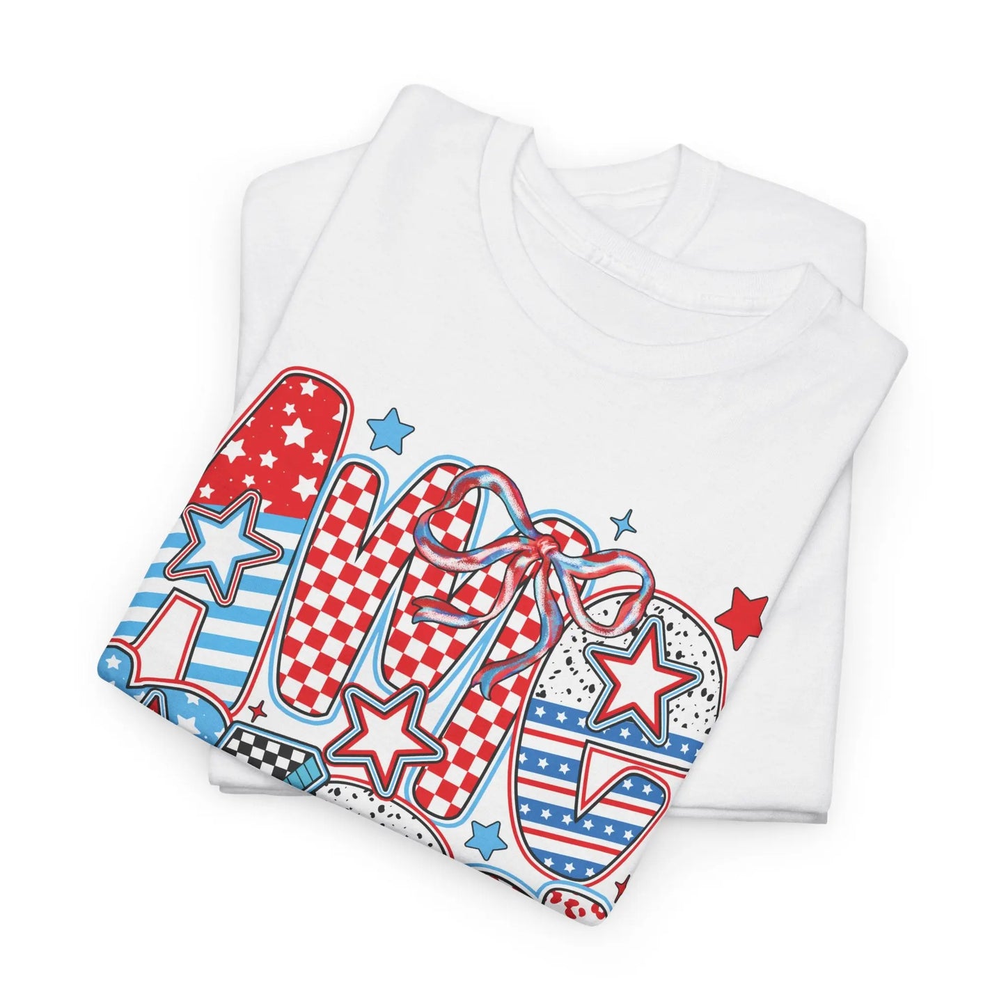 Bold Patriotic Americana Graphic Tee image 1
