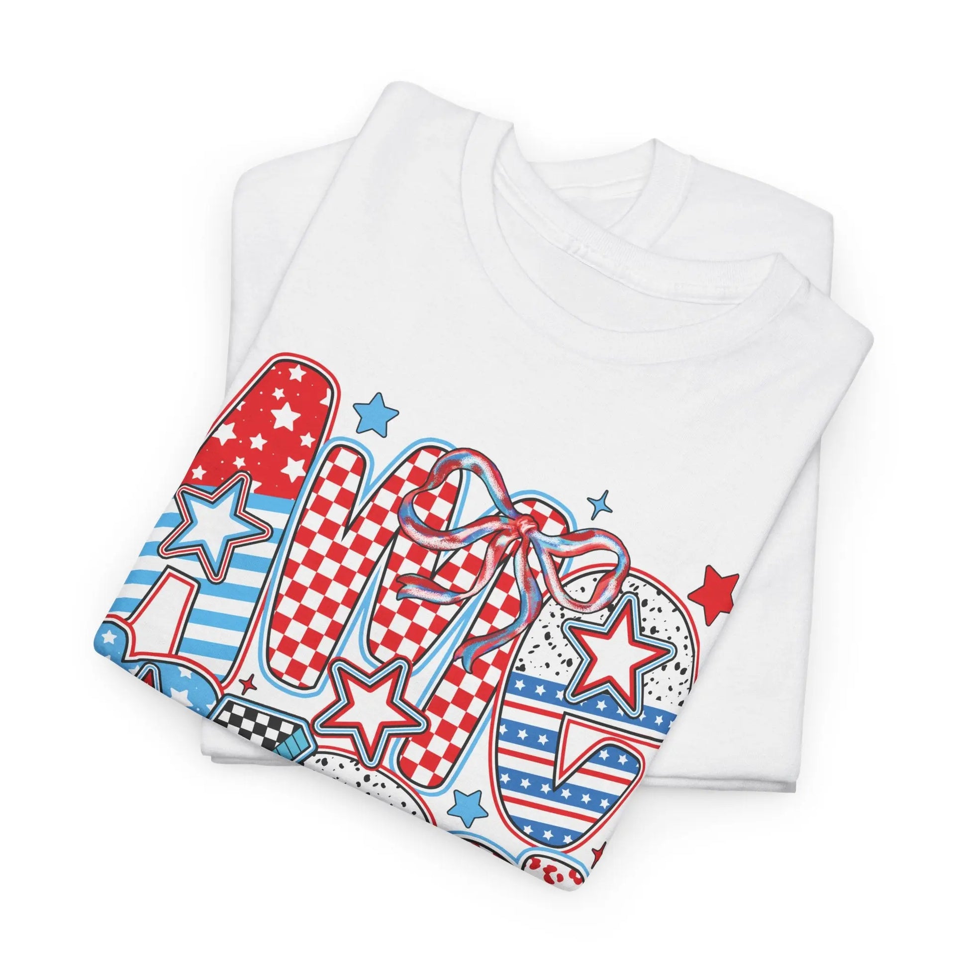 Bold Patriotic Americana Graphic Tee image 1