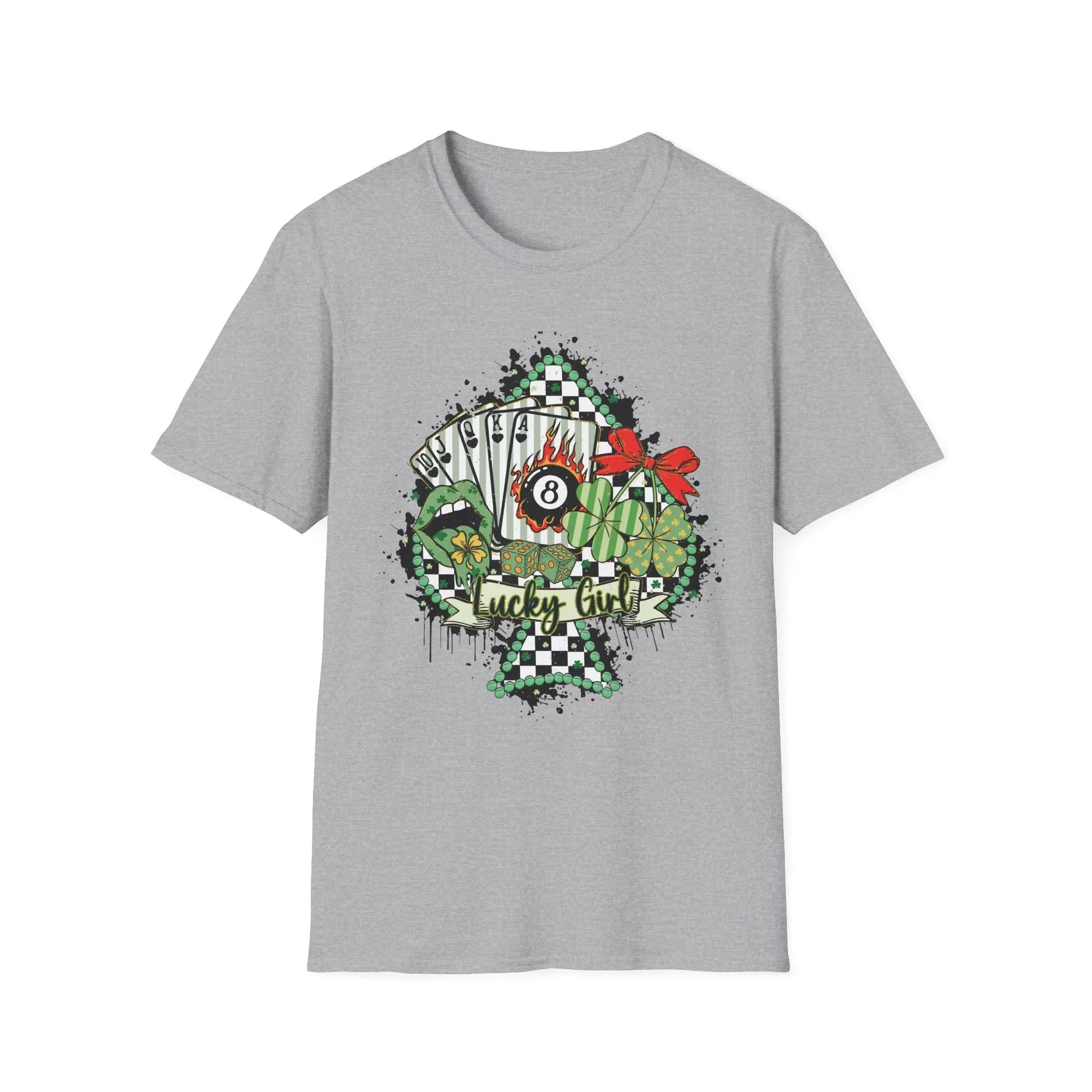Lucky Spade & 8-Ball Tee image 0