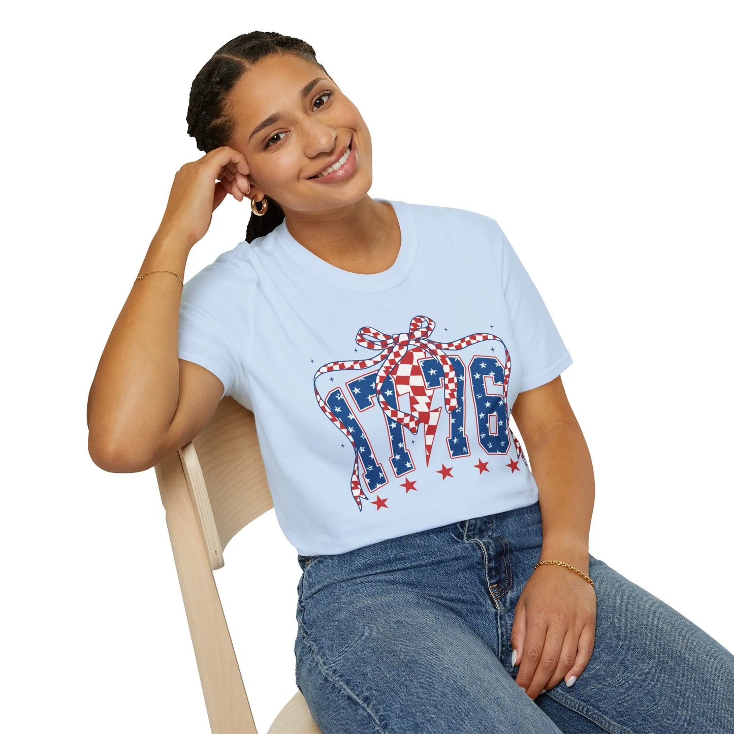 1776 Patriotic Bow Tee image 11