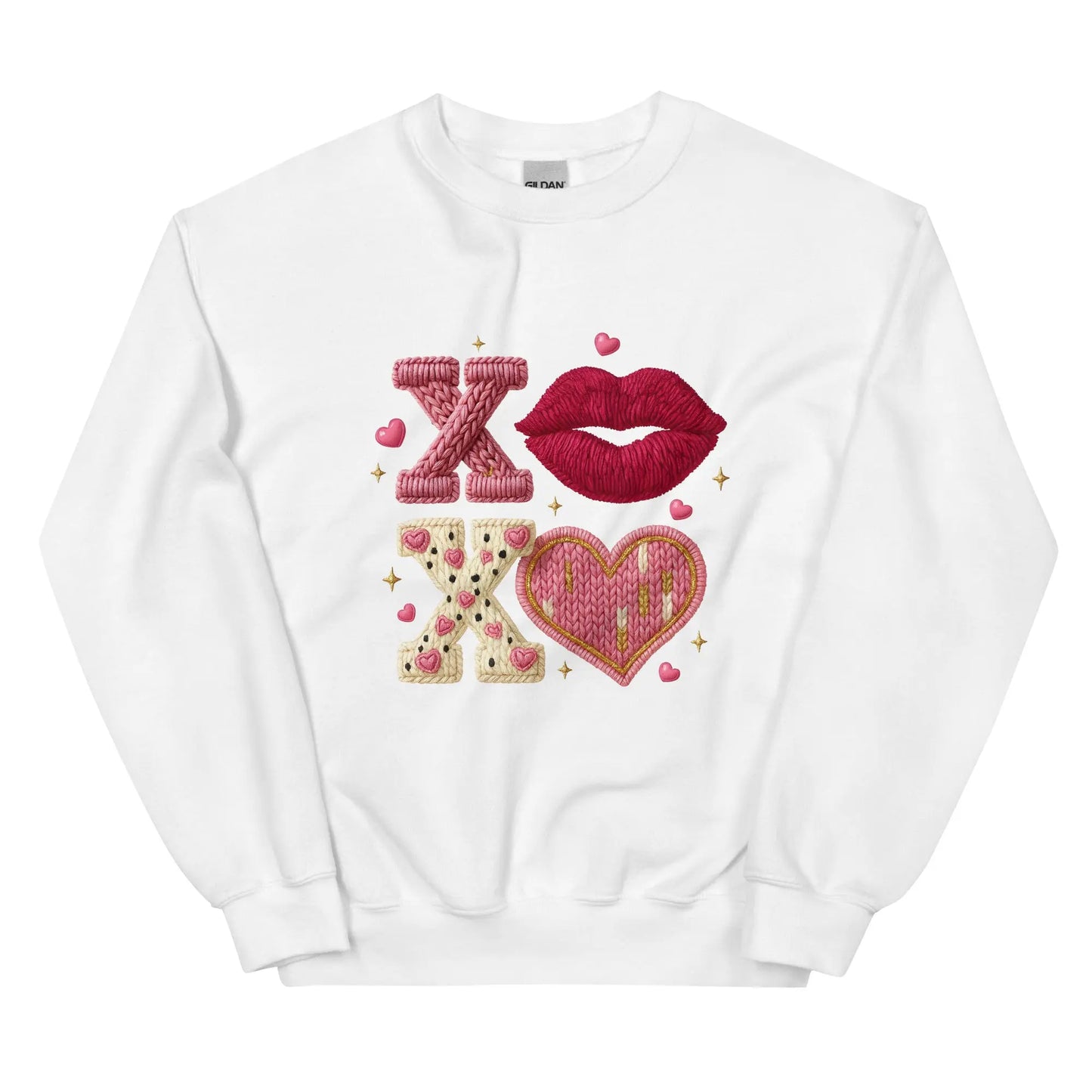 Faux Yarn XOXO Sweatshirt image 0