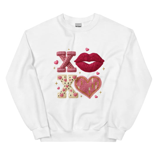 Faux Yarn XOXO Sweatshirt image 0