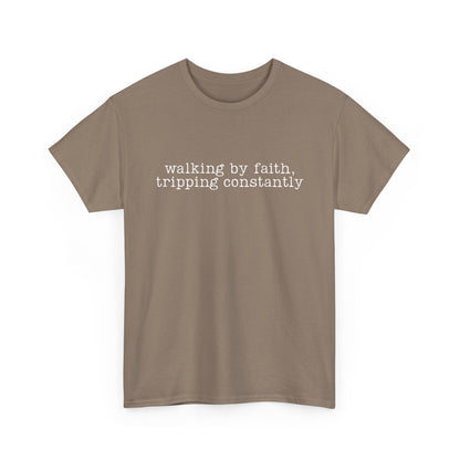 Walking By Faith Crewneck Tee