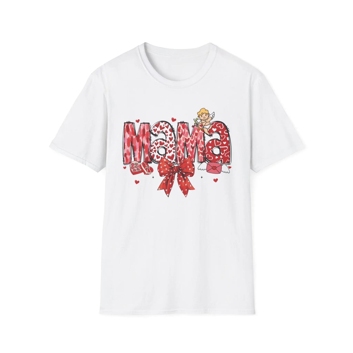 Mama Heart Pattern Tee image 0