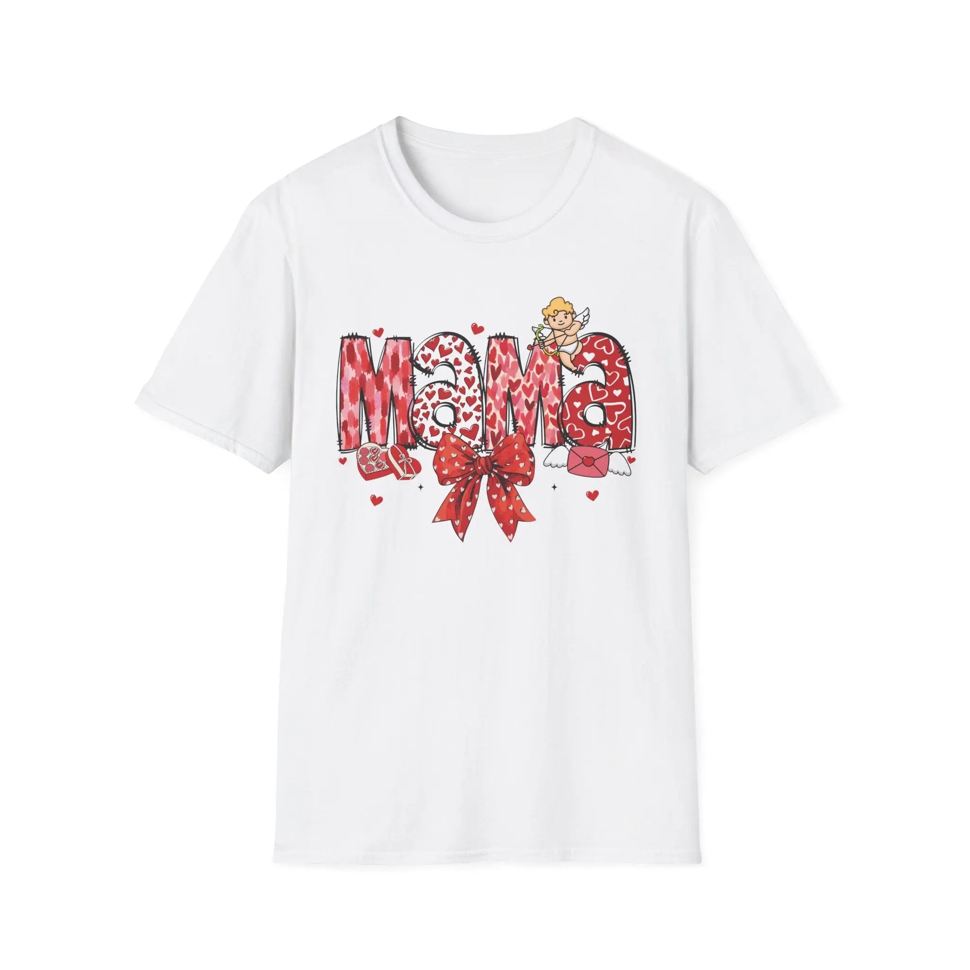 Mama Heart Pattern Tee image 0