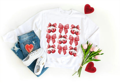 Cherries & Bows Sweatshirt image 0