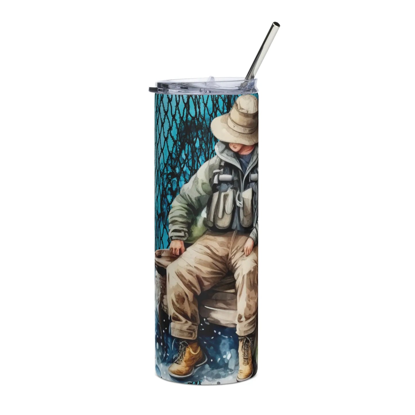 Dozin' Fisherman Tumbler image 0