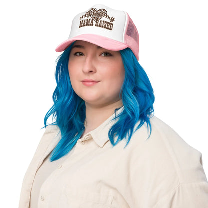 Only Hell Mama Raised Trucker Hat image 48