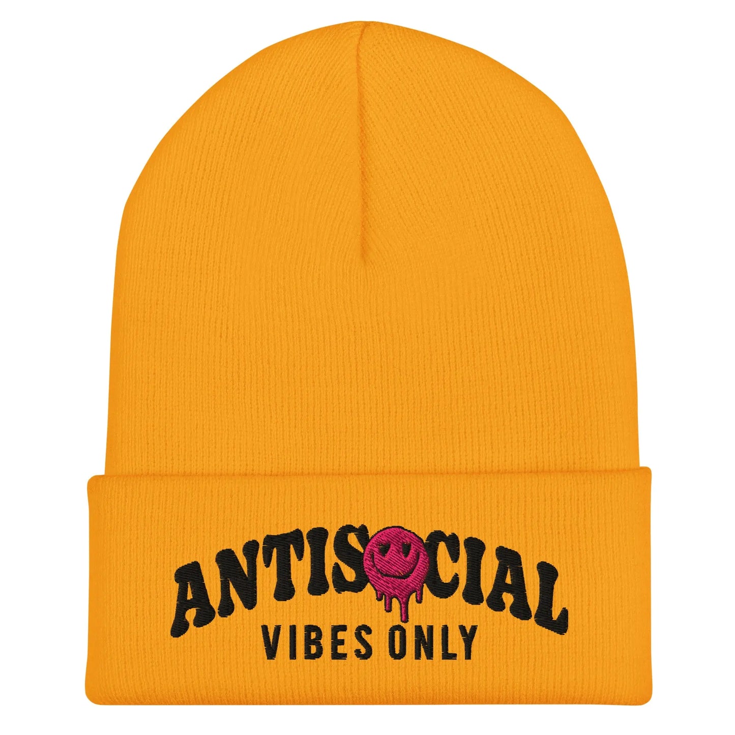 Antisocial Vibes Cuffed Beanie image 9