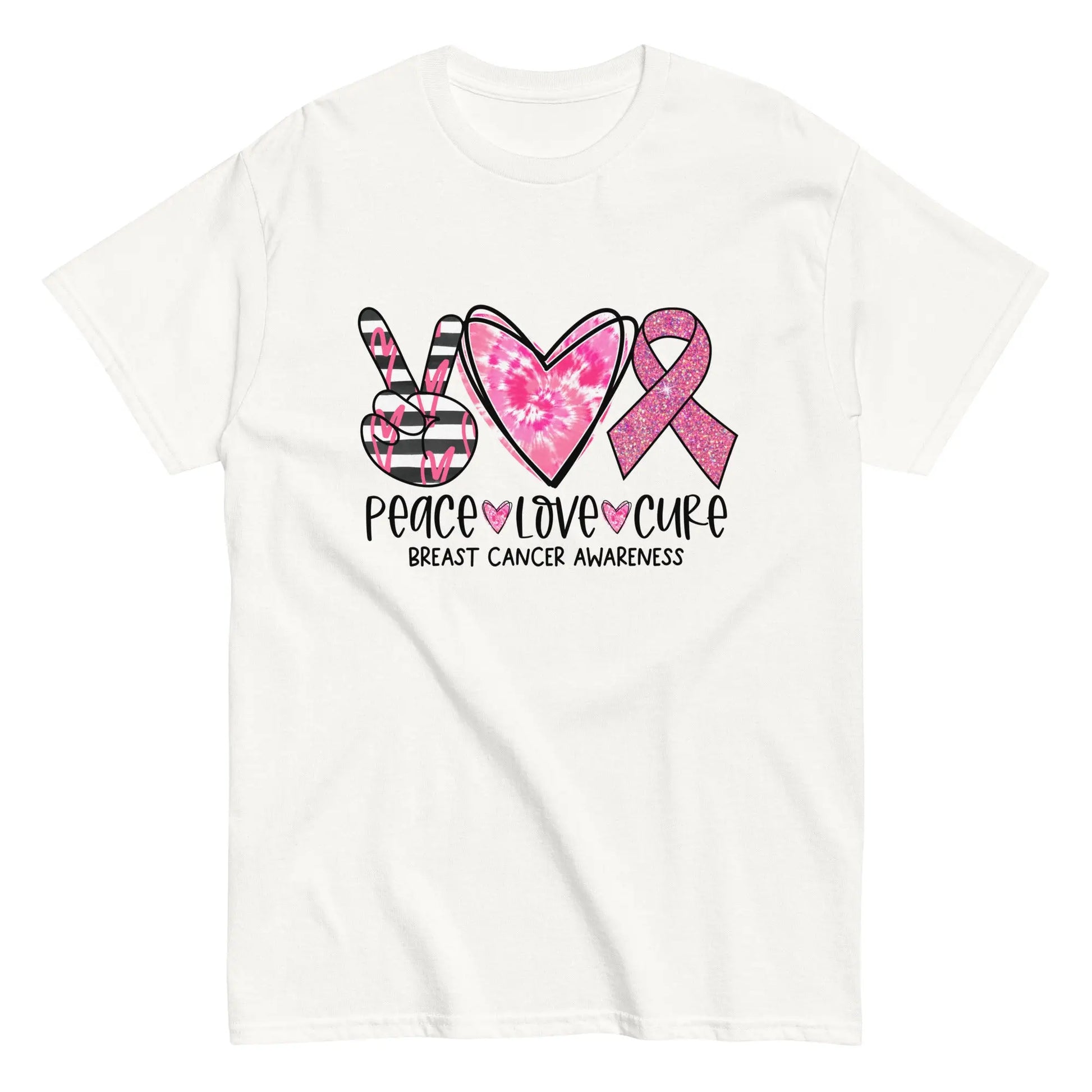 Peace, Love, Cure BCA Tee image 8