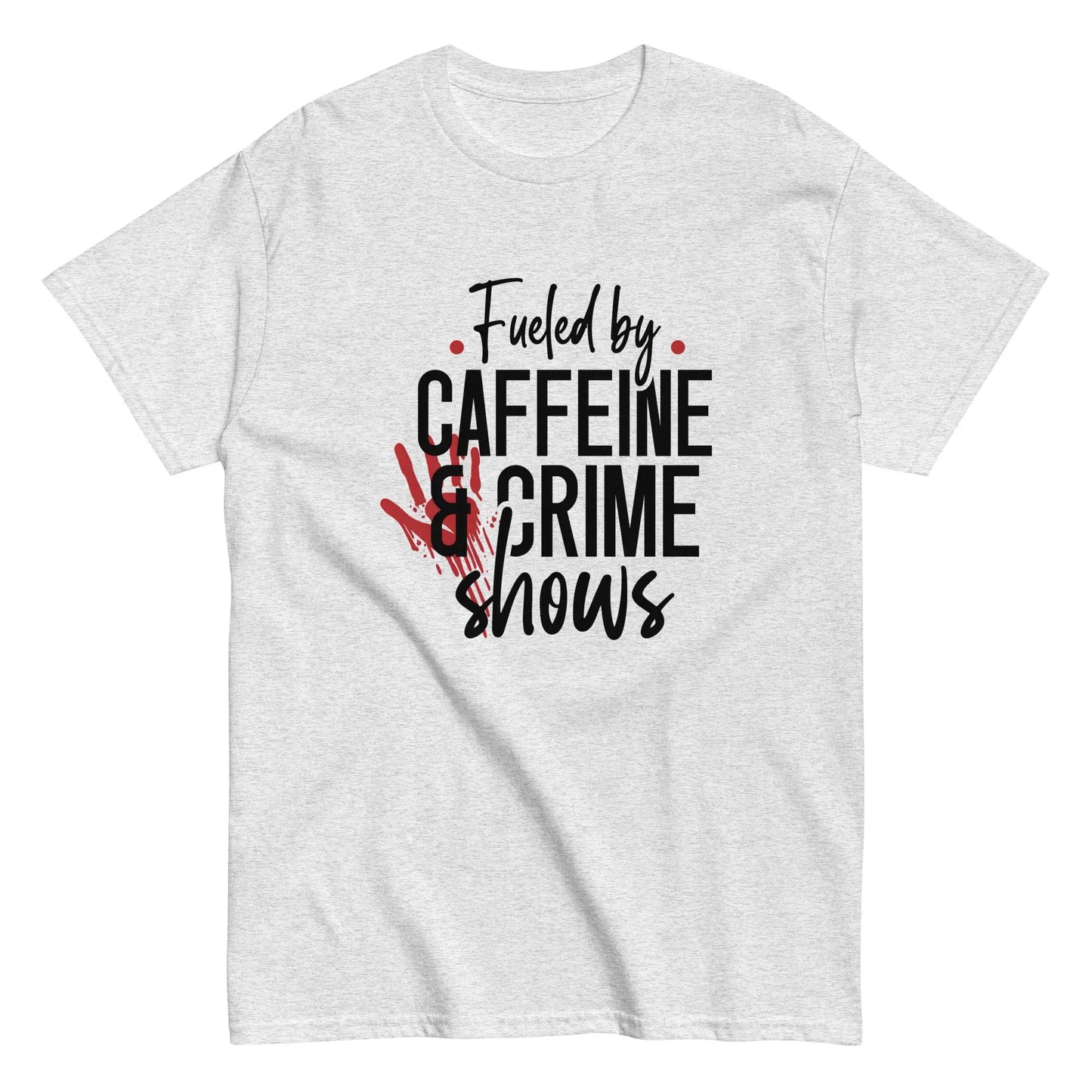Caffeine & Crime Shows Tee image 4