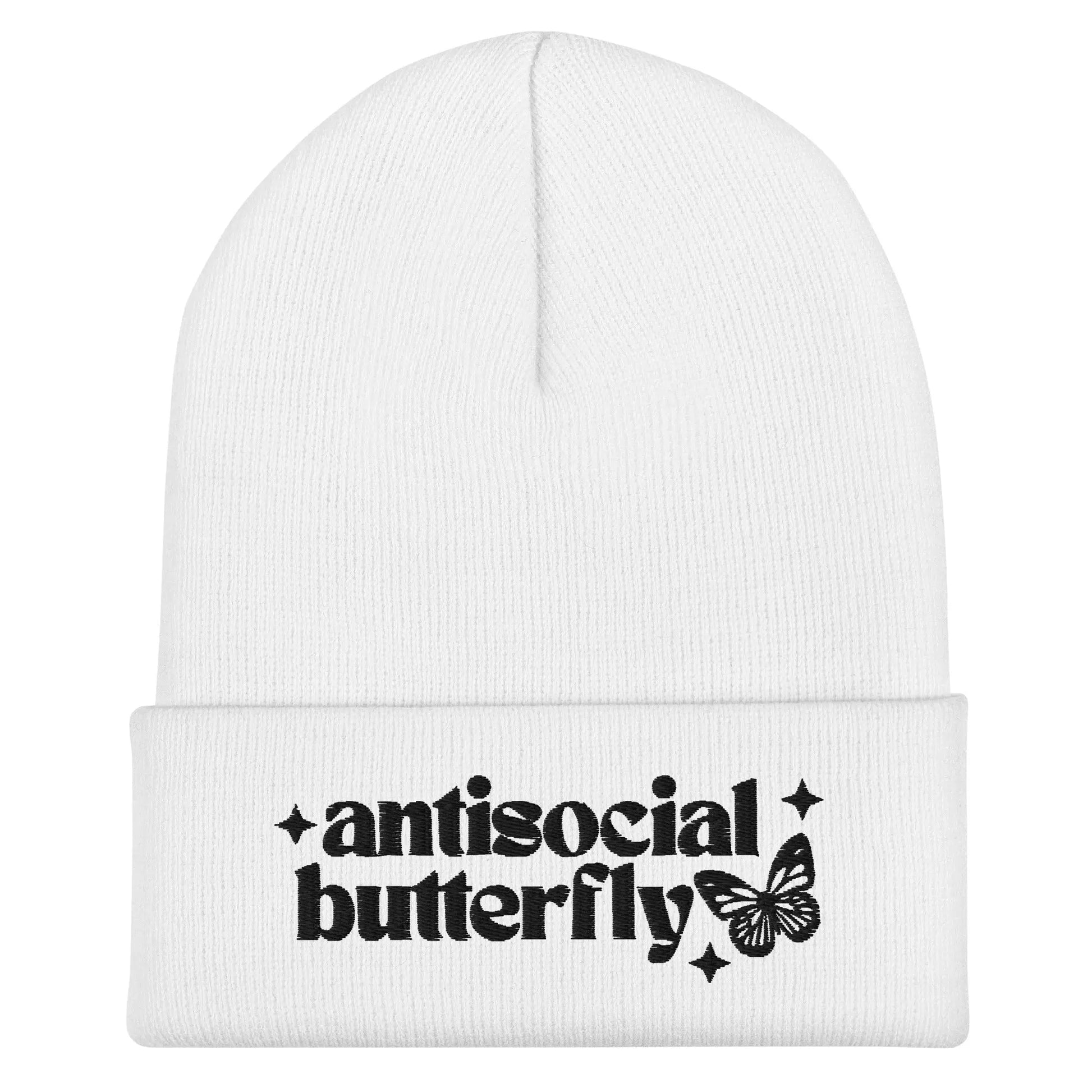 Antisocial Butterfly Cuffed Beanie image 13