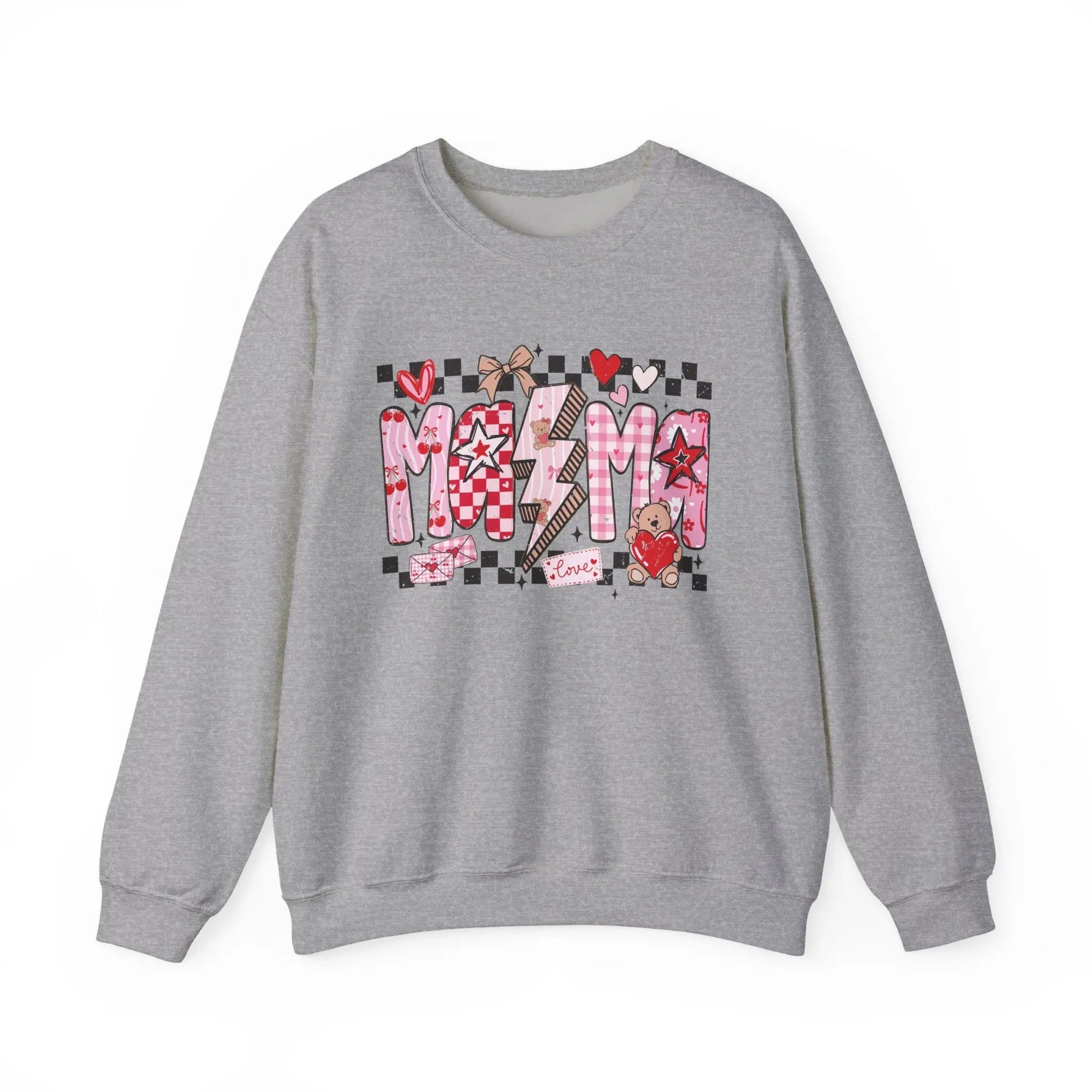 Checkered Valentine Mama Sweatshirt image 4