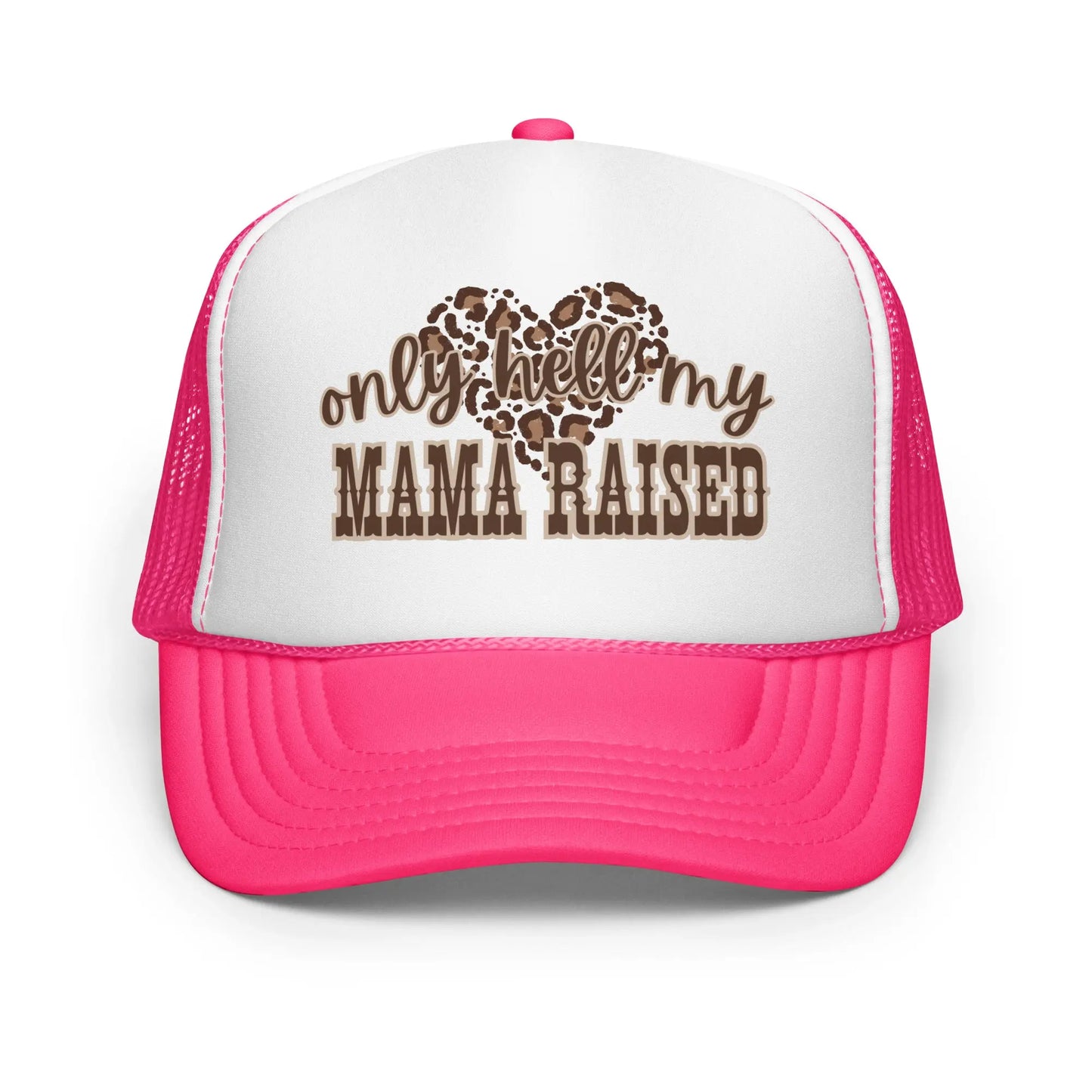 Only Hell Mama Raised Trucker Hat image 15