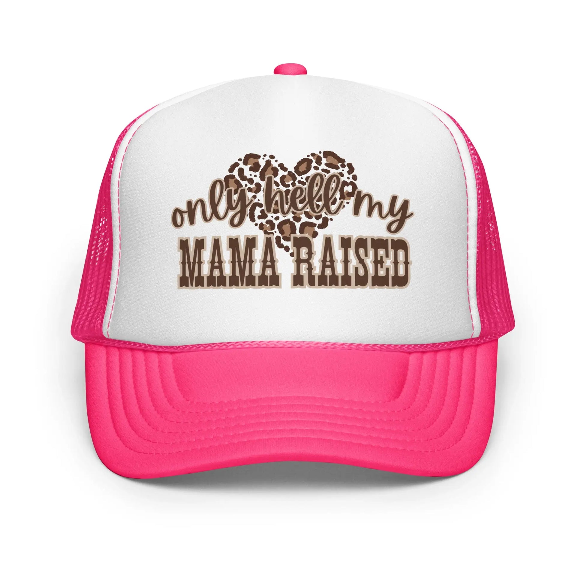 Only Hell Mama Raised Trucker Hat image 15
