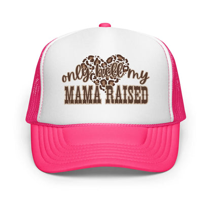 Only Hell Mama Raised Trucker Hat image 15
