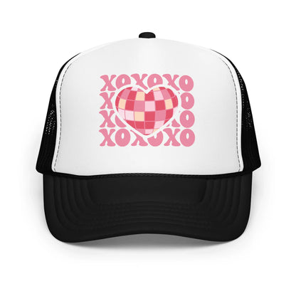 XOXO Disco Heart Trucker Hat image 6