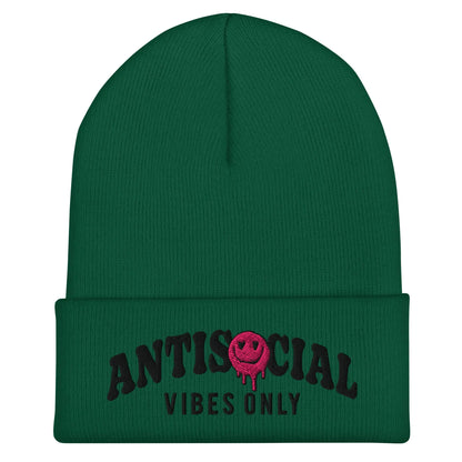 Antisocial Vibes Cuffed Beanie image 5
