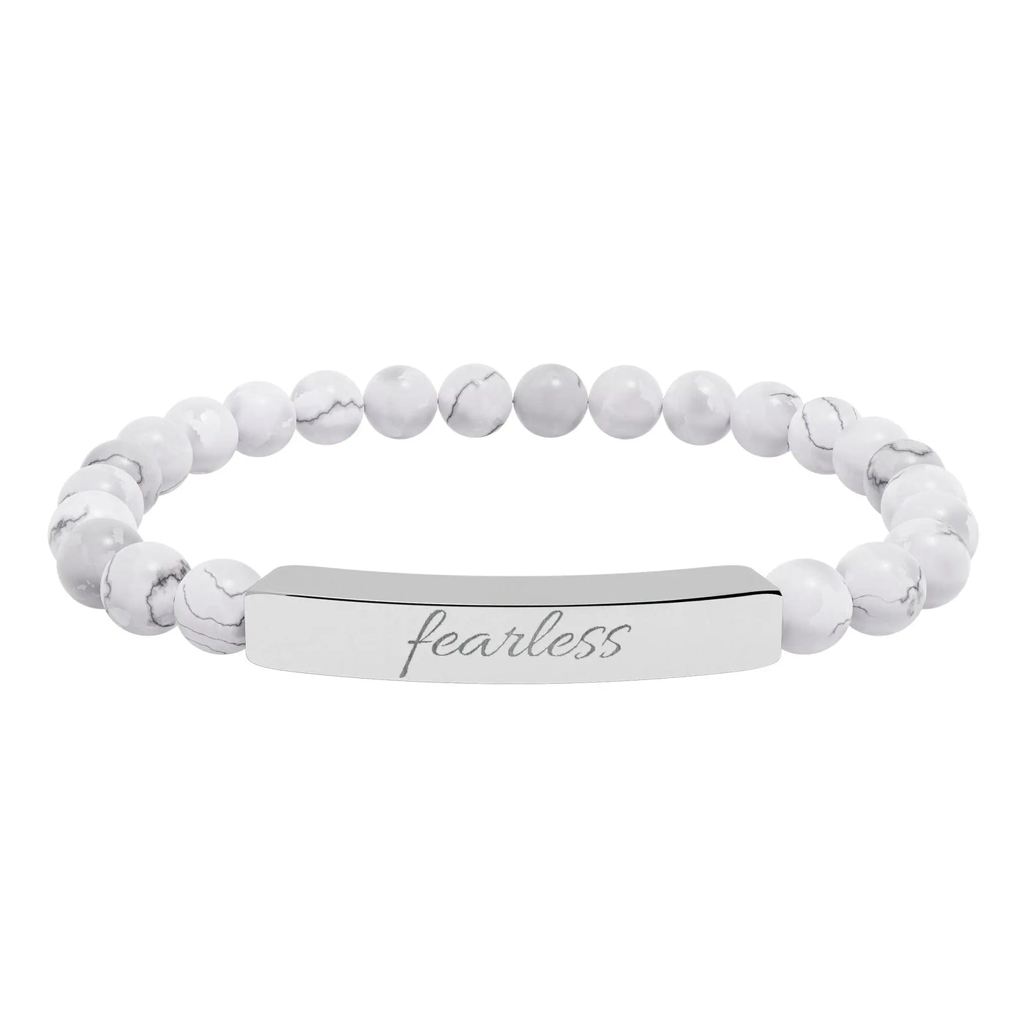 Fearless Natural Stone Bar Bracelet  image 2