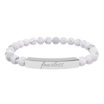 Fearless Natural Stone Bar Bracelet  image 2