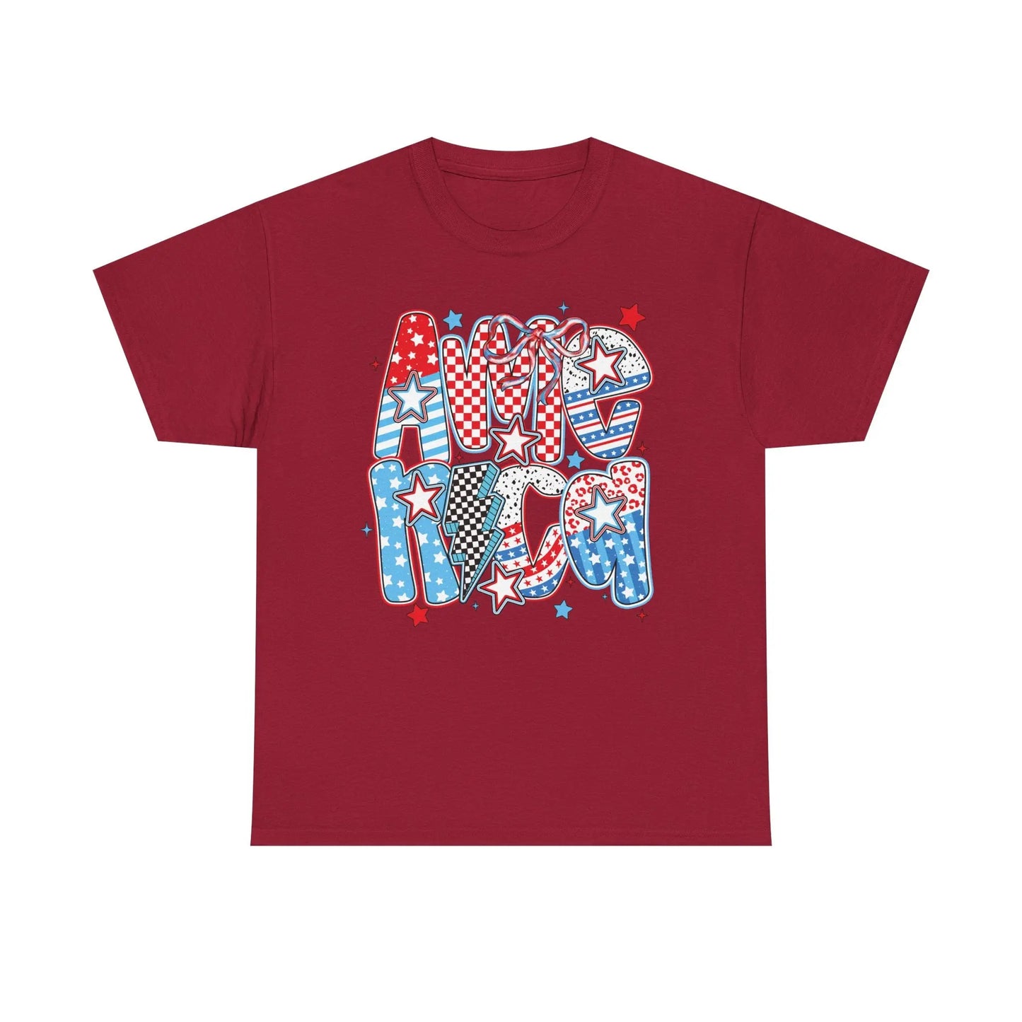 Bold Patriotic Americana Graphic Tee image 12
