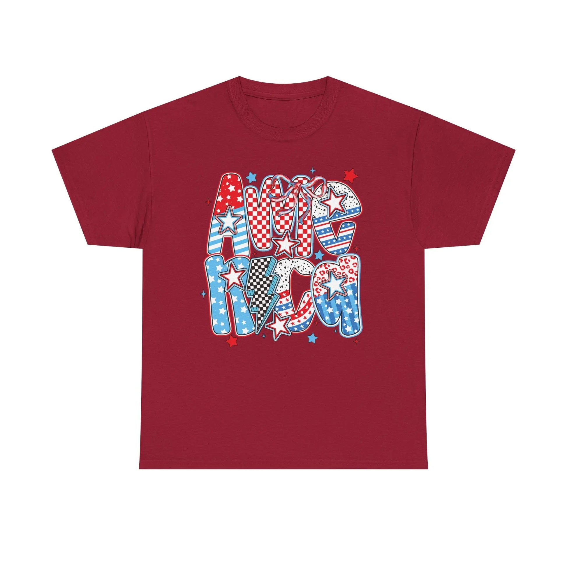 Bold Patriotic Americana Graphic Tee image 12