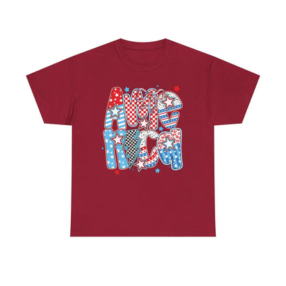 Bold Patriotic Americana Graphic Tee image 12