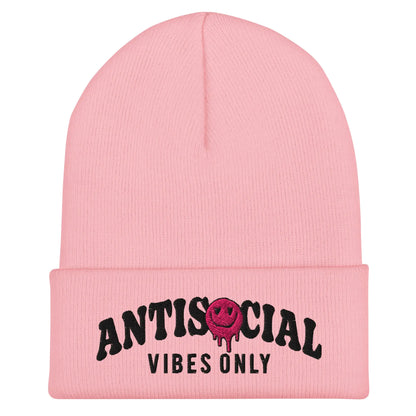 Antisocial Vibes Cuffed Beanie image 11