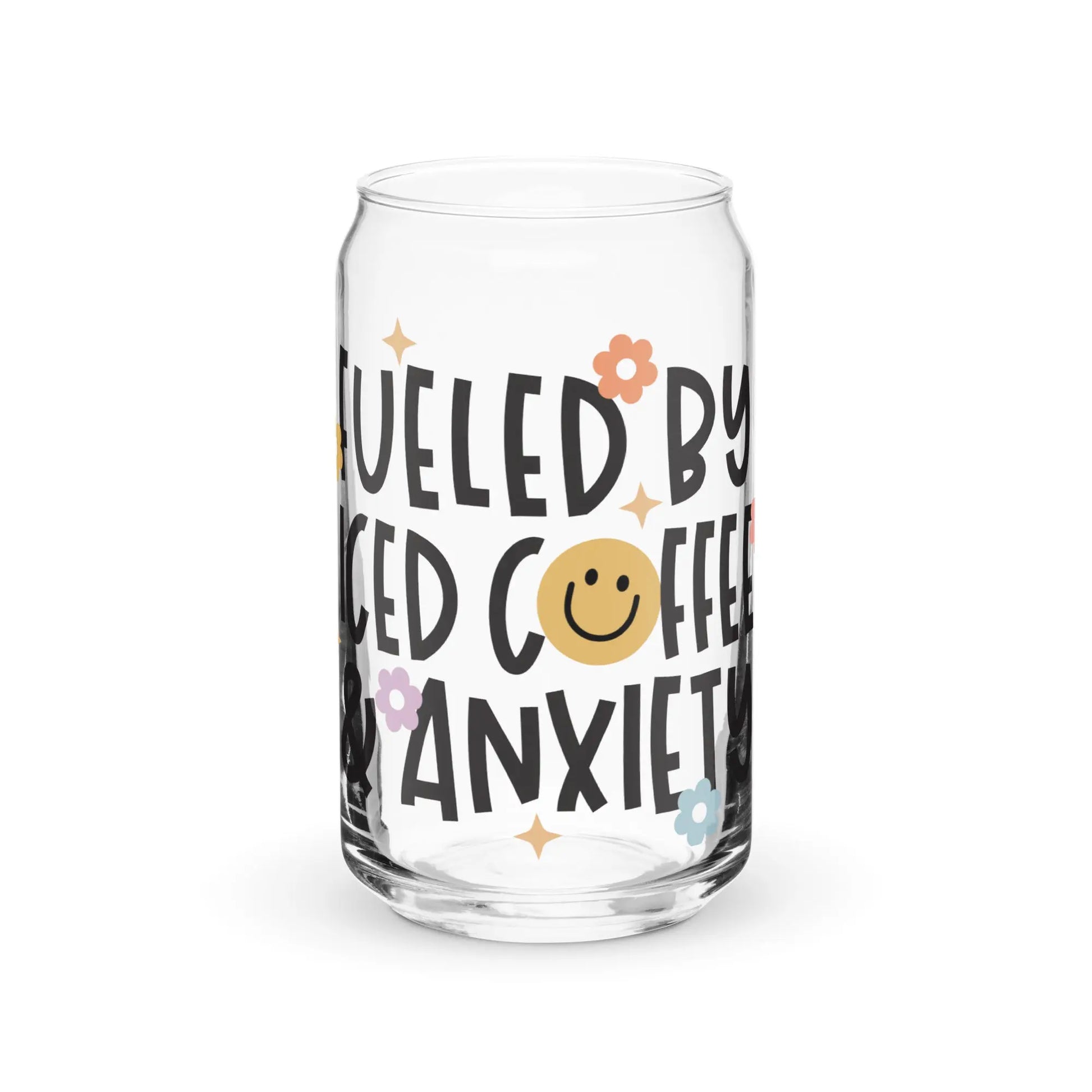 Iced Coffee & Anxiety Glass image 5