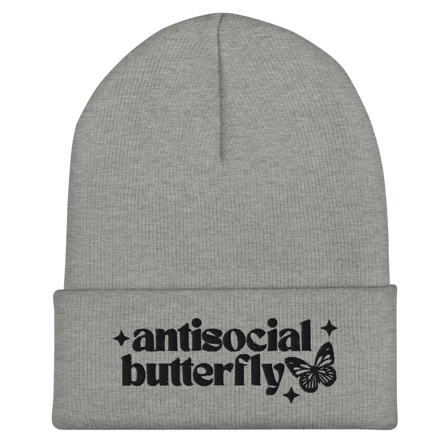 Antisocial Butterfly Cuffed Beanie image 8