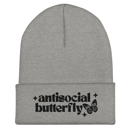 Antisocial Butterfly Cuffed Beanie image 8