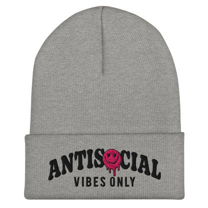 Antisocial Vibes Cuffed Beanie image 7