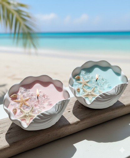 Ocean's Whisper Candle | Coastal Soy Wax-2
