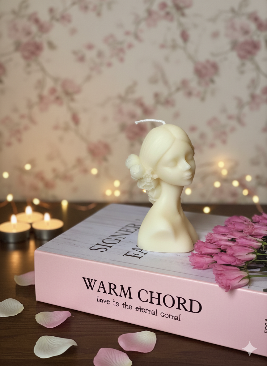 Blindfolded Flower Girl Candle-2