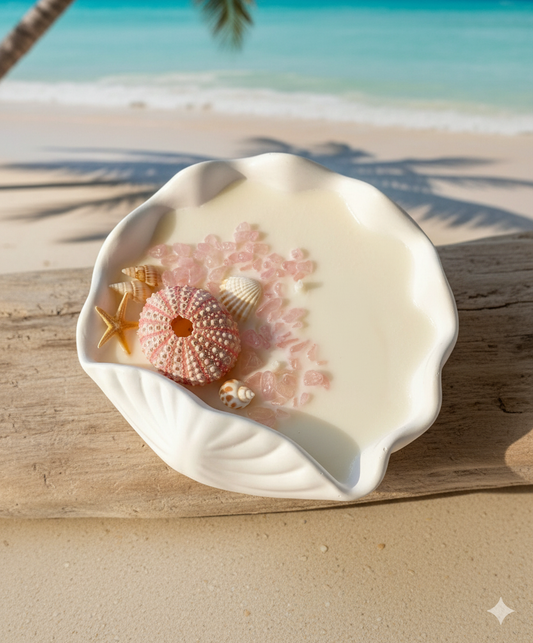 Ocean's Whisper Candle | Coastal Soy Wax-0