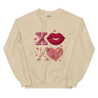 Faux Yarn XOXO Sweatshirt image 1