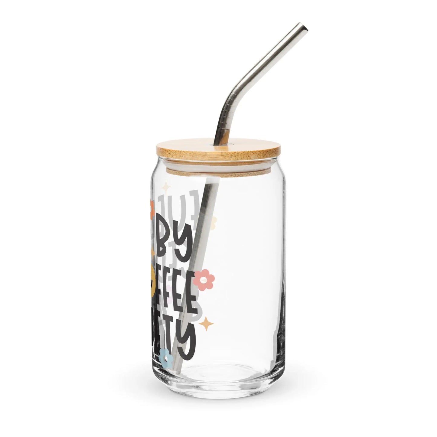 Iced Coffee & Anxiety Glass image 2