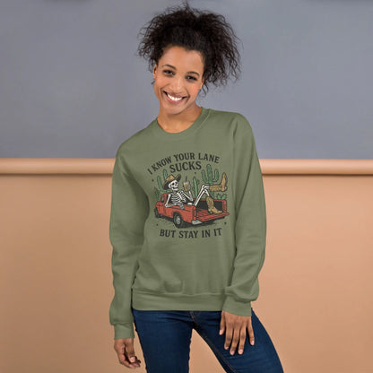 Stay In Your Lane Sweatshirt image 1