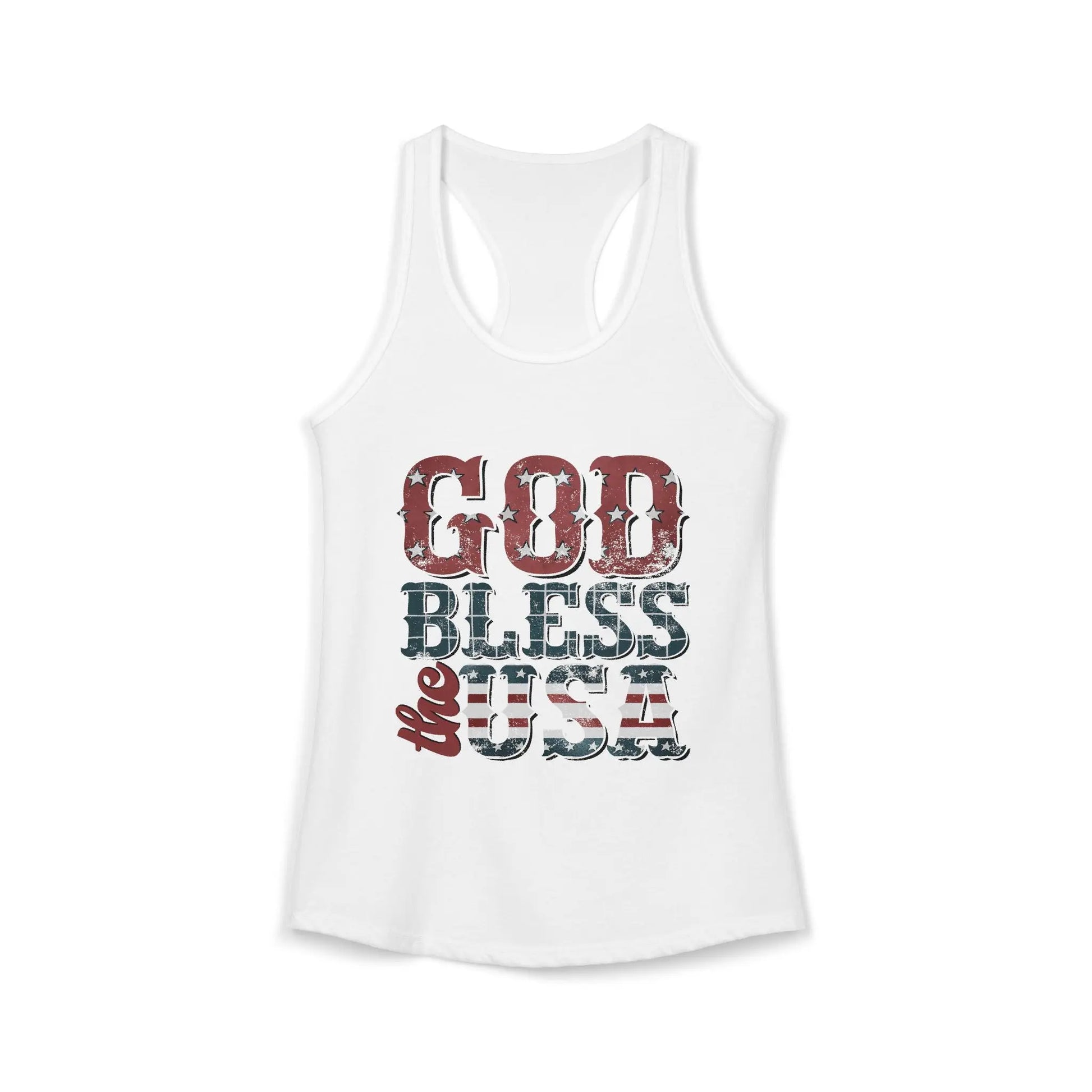 God Bless the USA Racerback Tank image 0