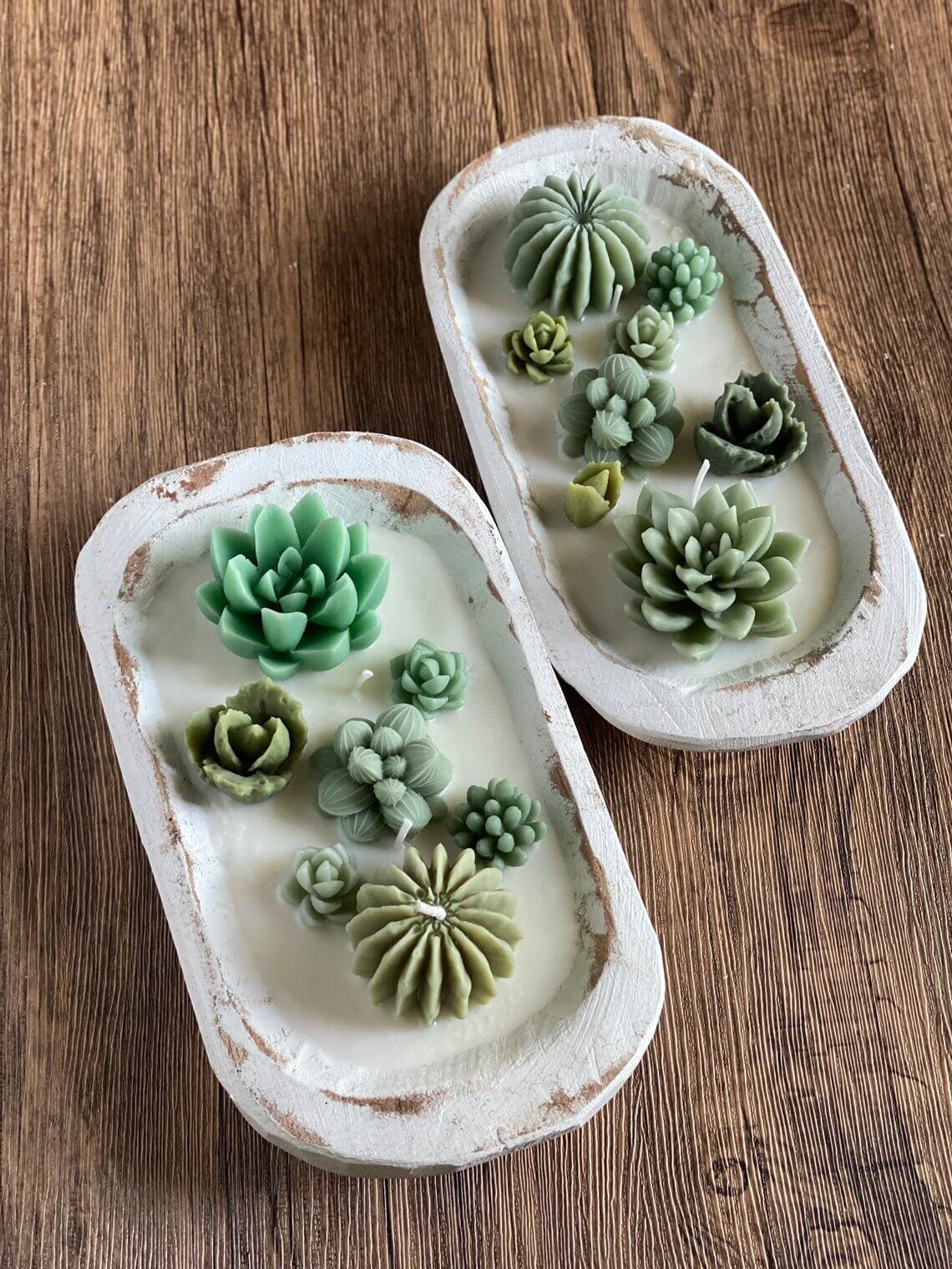 Arizona Dream Cactus Wooden Bowl Candle | Hand-Poured Desert Scent-2