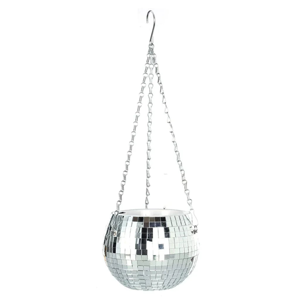 Disco Ball Planter-3