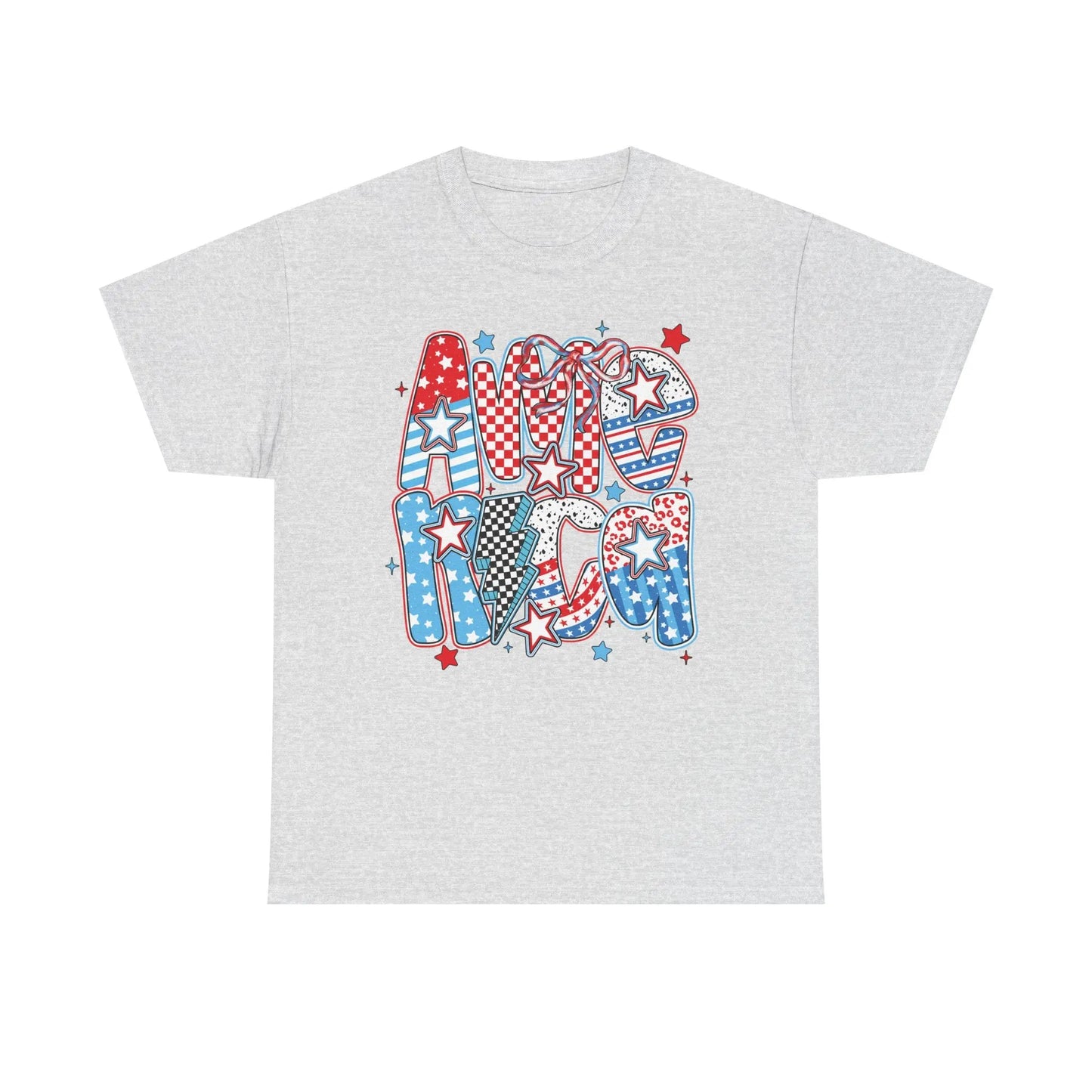 Bold Patriotic Americana Graphic Tee image 3