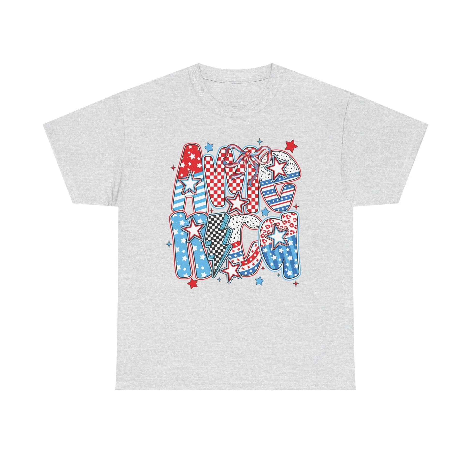 Bold Patriotic Americana Graphic Tee image 3