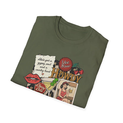 Vintage Pin-Up Western Tee image 5