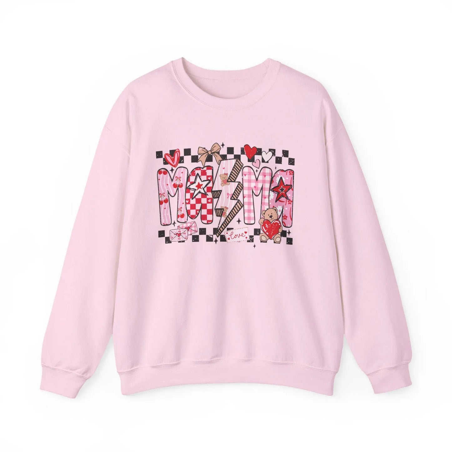 Checkered Valentine Mama Sweatshirt image 6