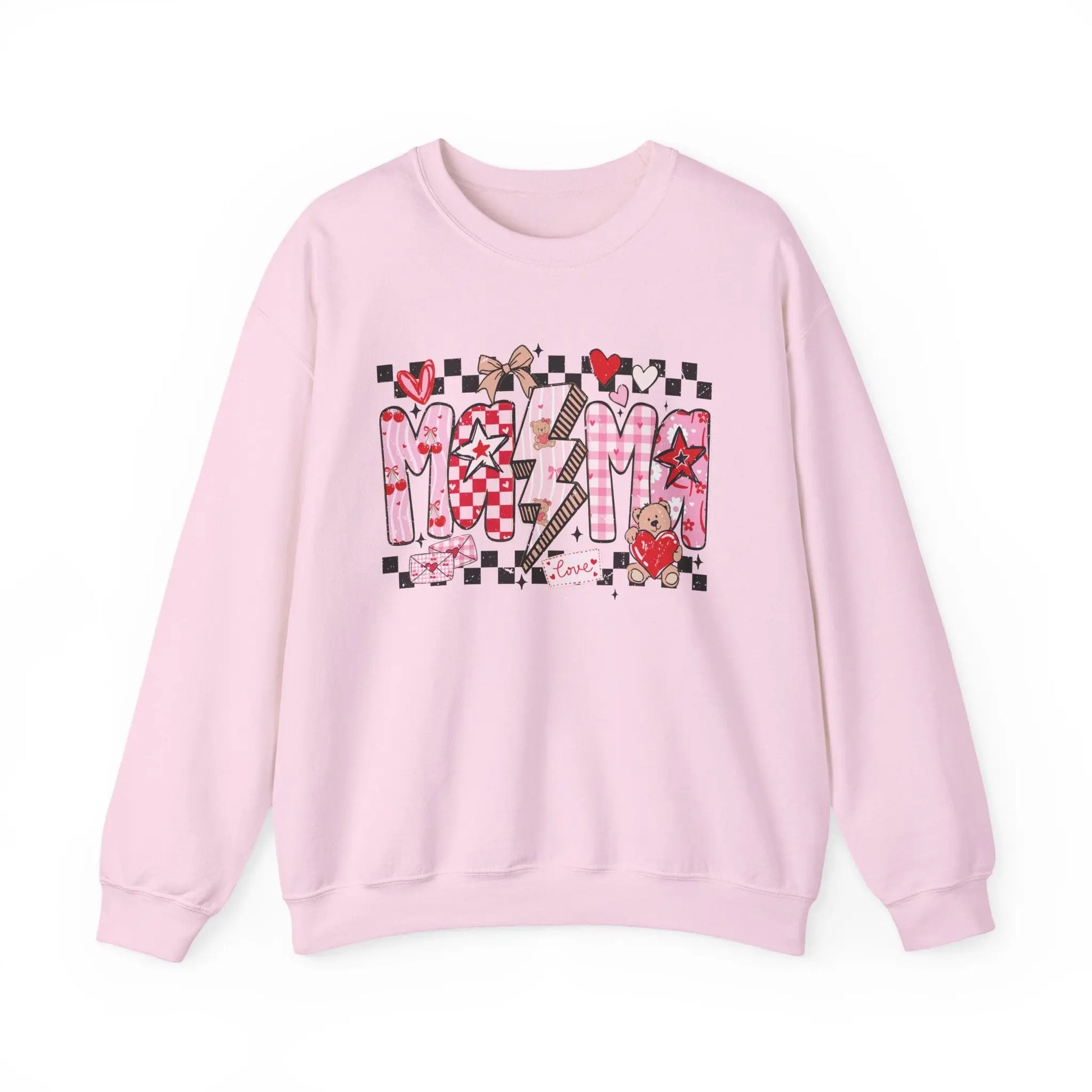 Checkered Valentine Mama Sweatshirt image 6