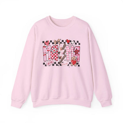 Checkered Valentine Mama Sweatshirt image 6