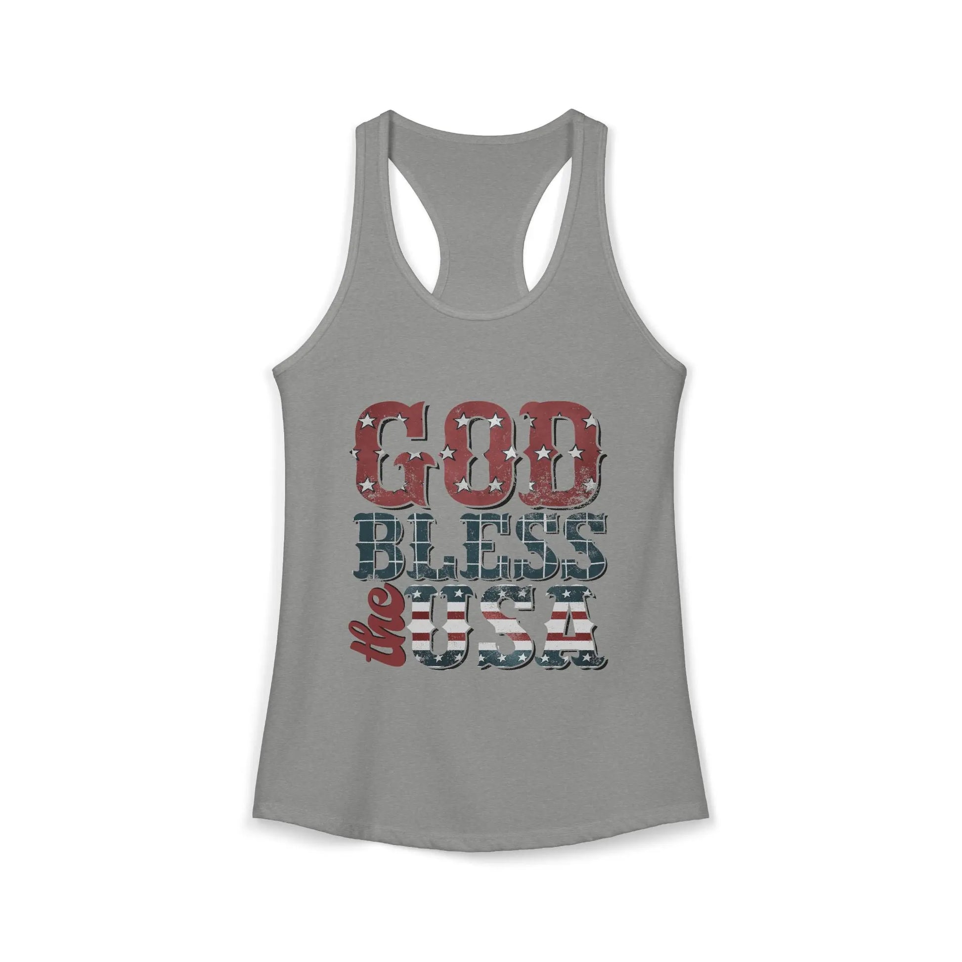 God Bless the USA Racerback Tank image 4