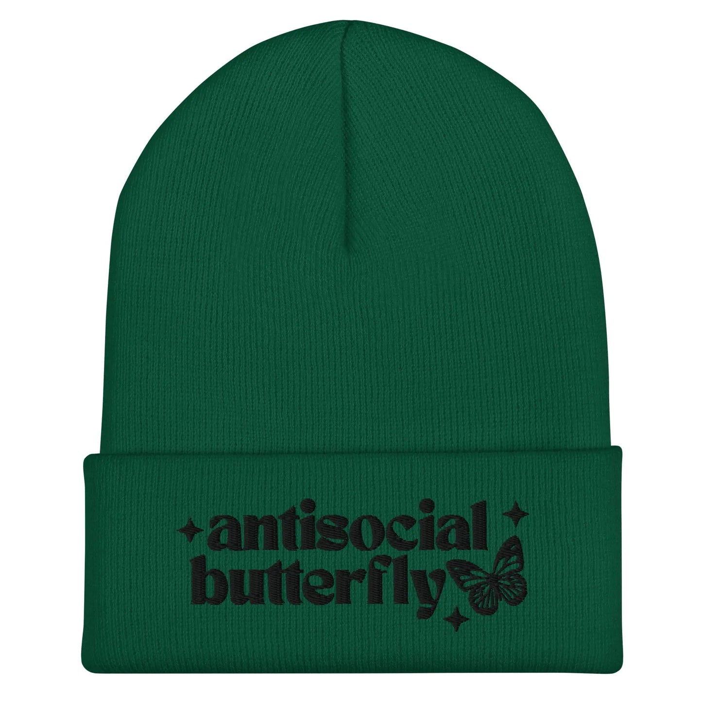 Antisocial Butterfly Cuffed Beanie image 6