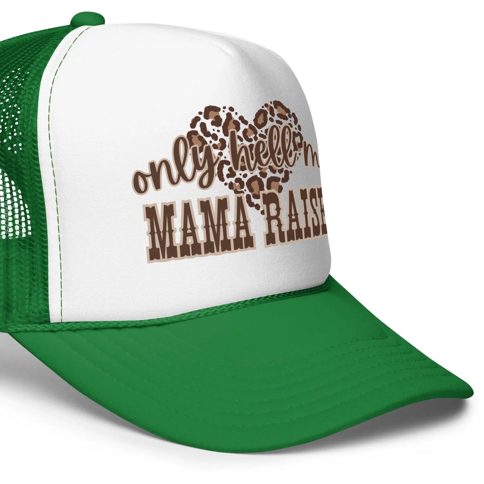 Only Hell Mama Raised Trucker Hat image 19